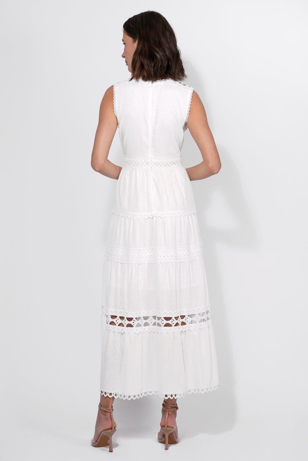 Roxy Lace Trim Maxi Dress