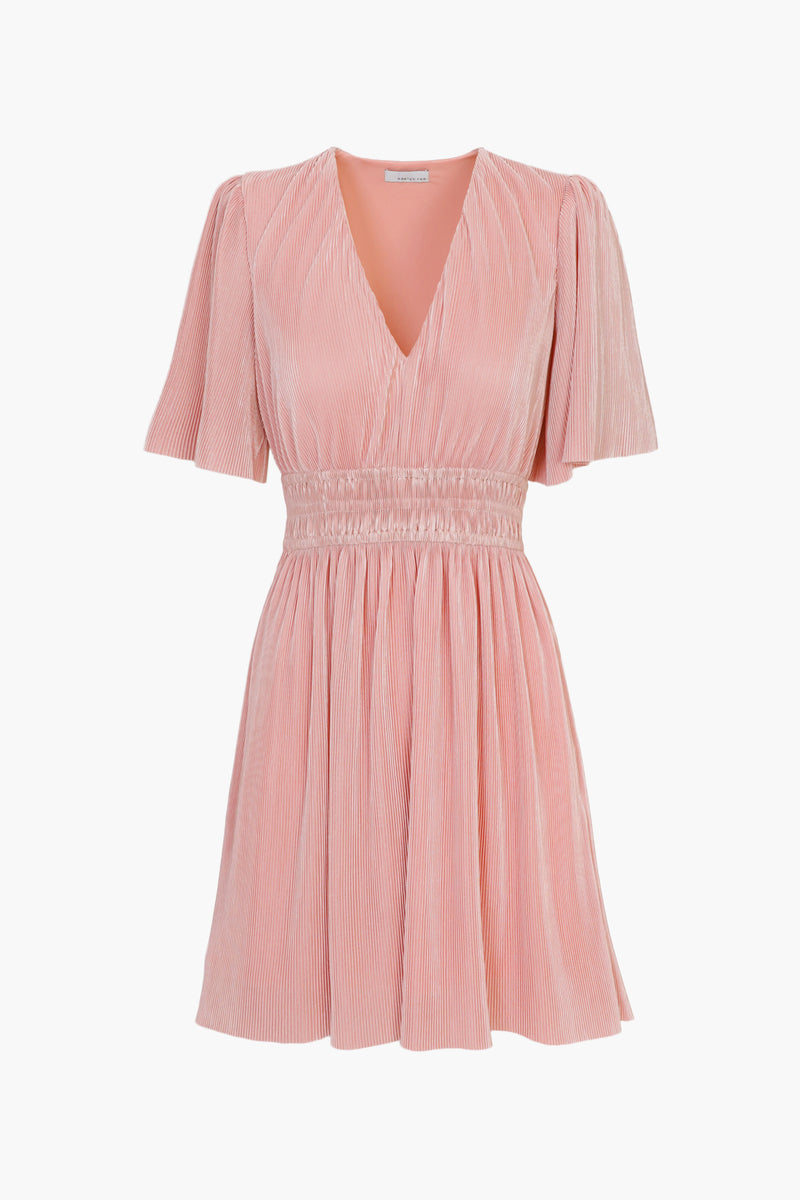 Jenis Plisse Waist Detail Mini Dress