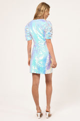 Karris Iridescent Sequin Mini Dress