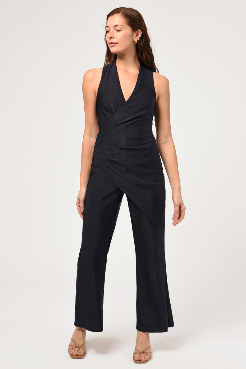 Nanci Overlay Wrap Jumpsuit