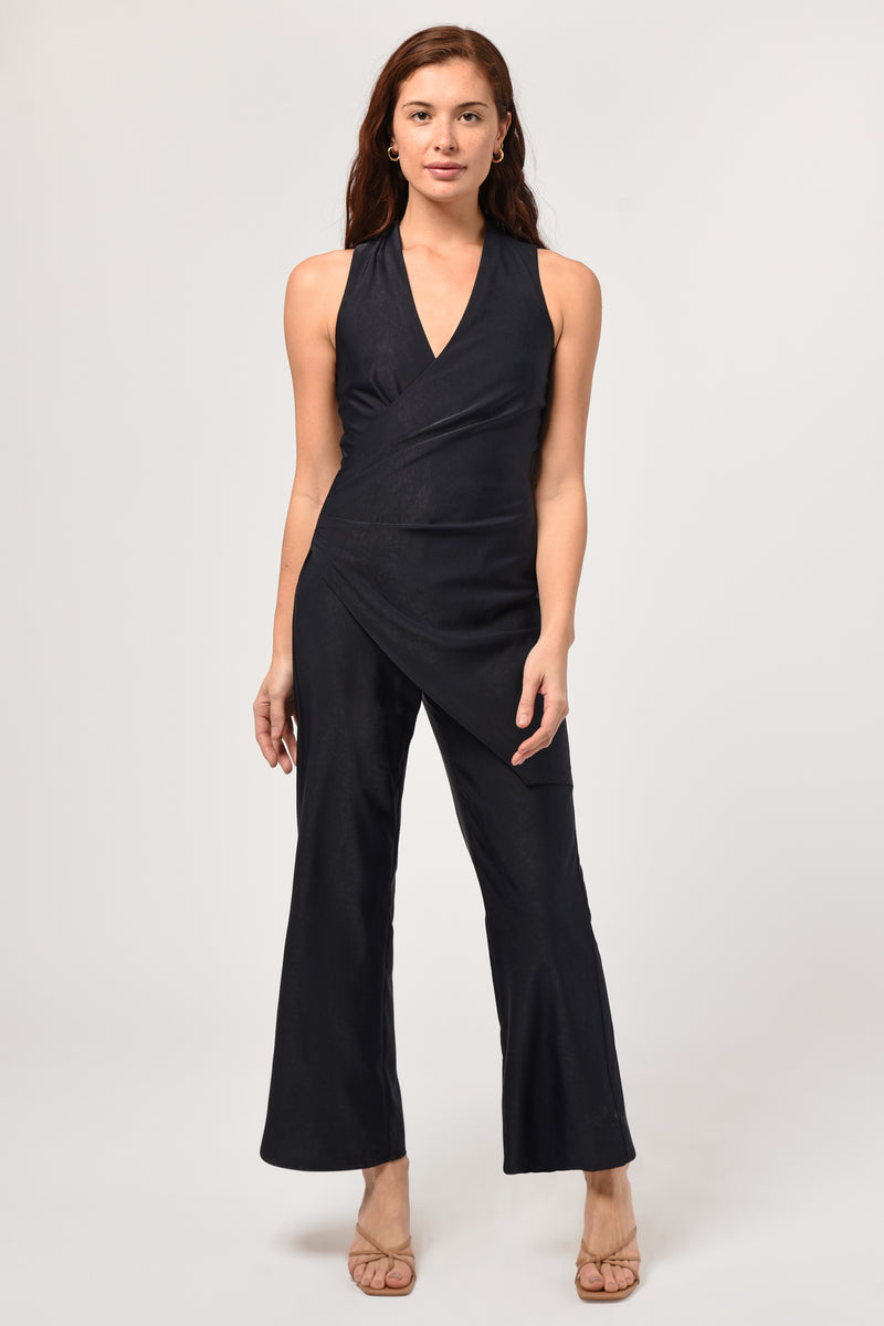 Nanci Overlay Wrap Jumpsuit