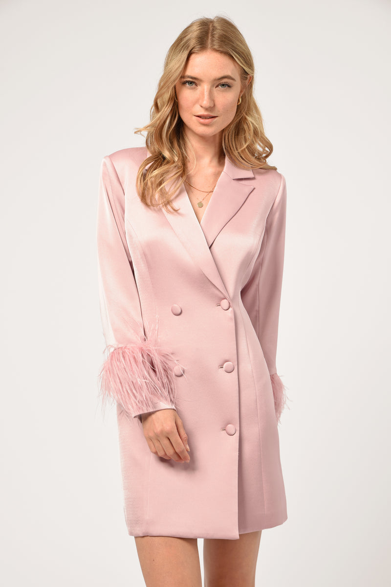 Bianca Feather Blazer Dress