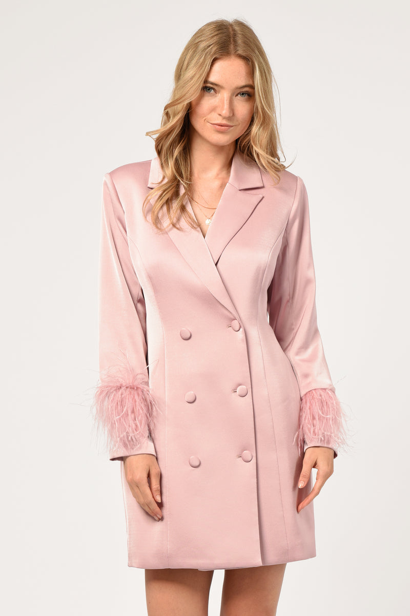 Bianca Feather Blazer Dress