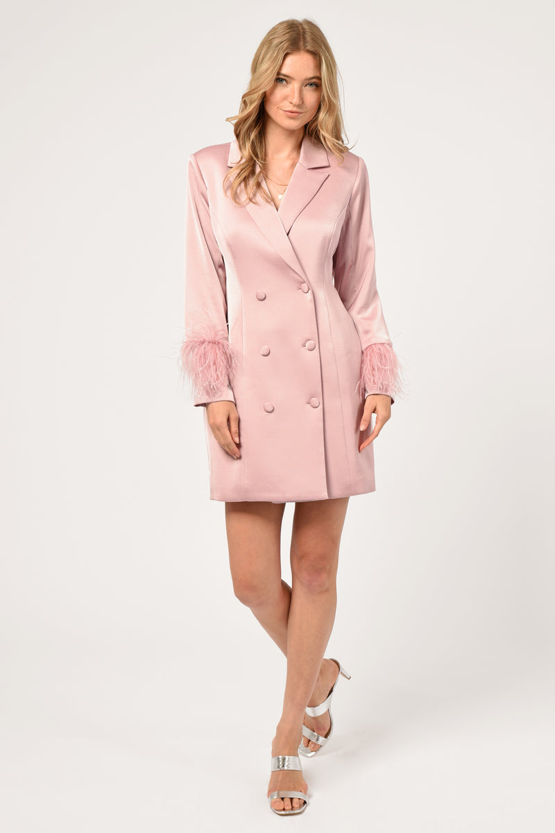 Bianca Feather Blazer Dress