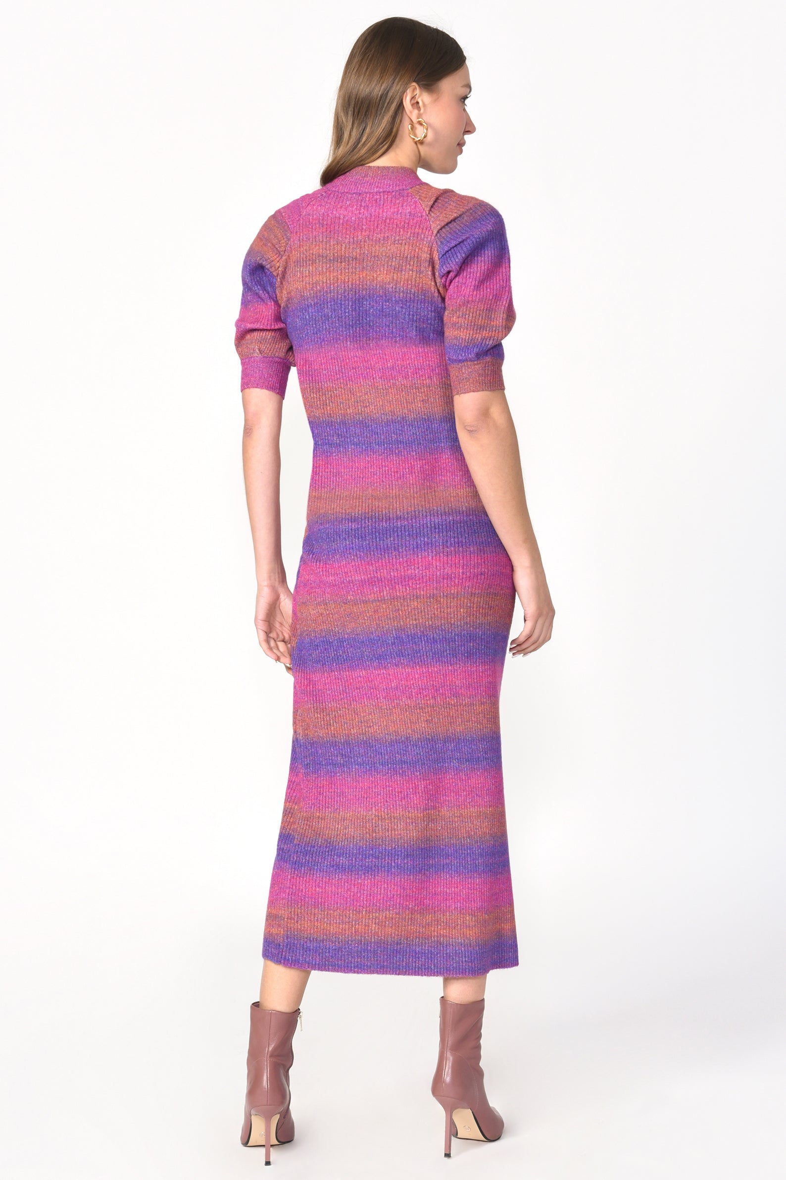 Lauren Ombre Sweater Knit Dress