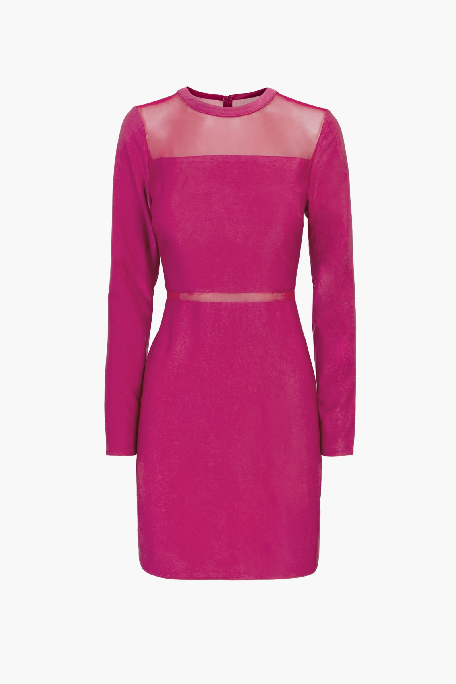 Jadie Mesh Paneled Bodycon Mini Dress