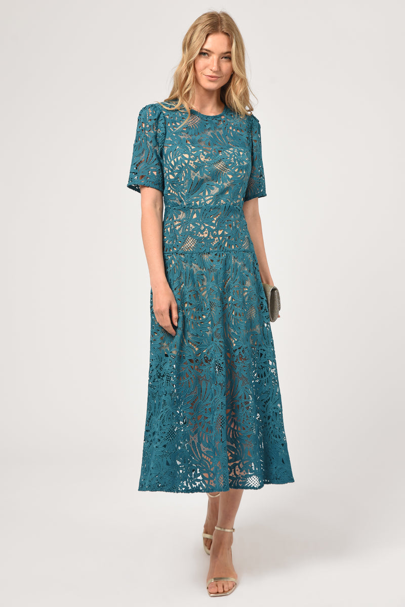 Nissa Lace Midi Dress - FINAL SALE