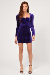 Eunice Velvet Bodycon Mini Dress