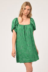 Kelsey Tulip Sleeve Jacquard Shift Dress - FINAL SALE