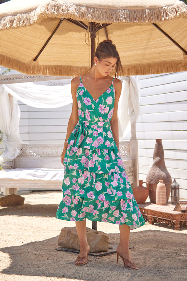 Inez Tiered Maxi Dress