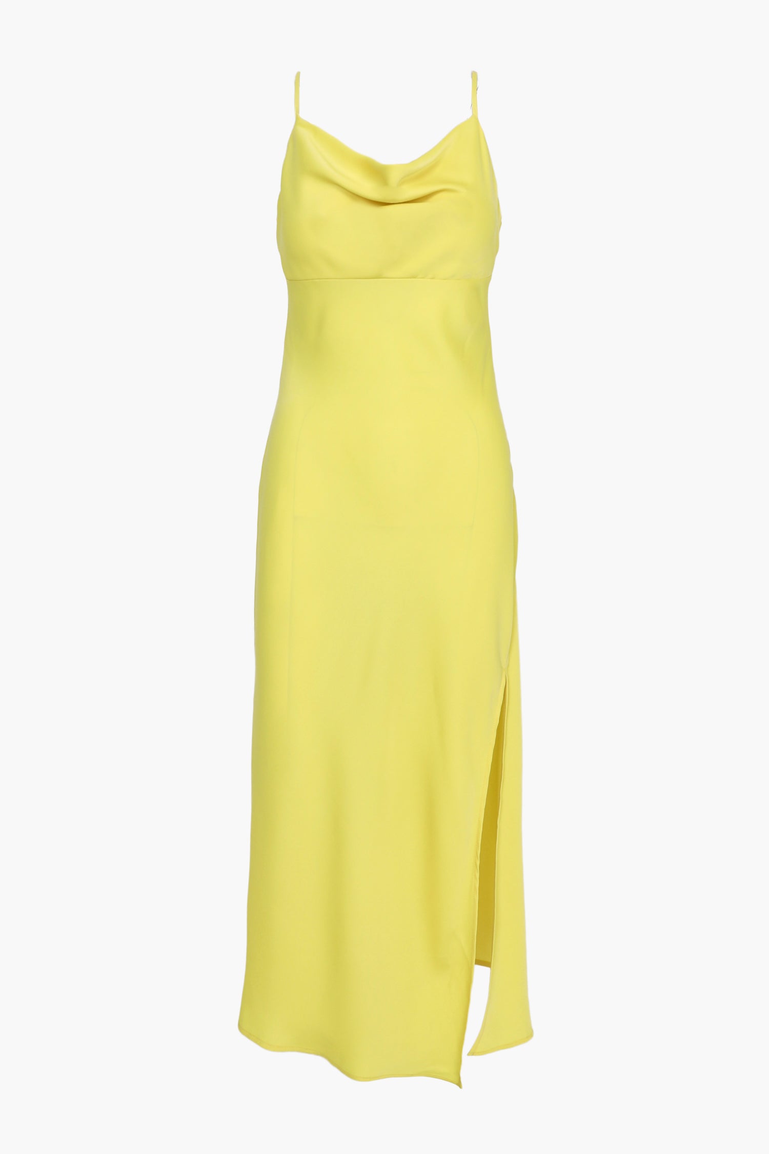 Faith Front Slit Slip Dress