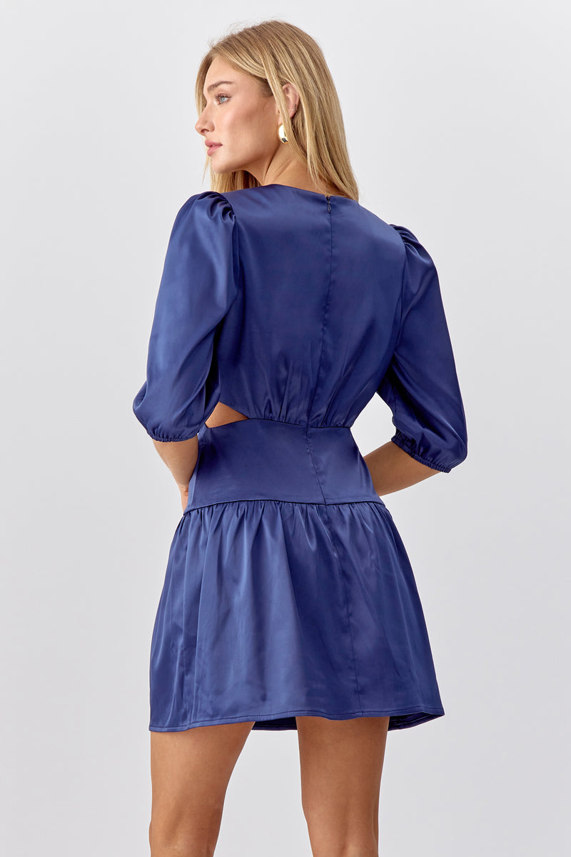 Harper Satin Mini Dress