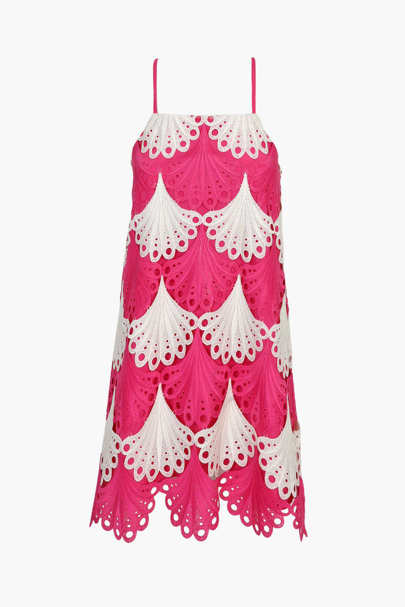Keana Crochet Lace Mini Dress