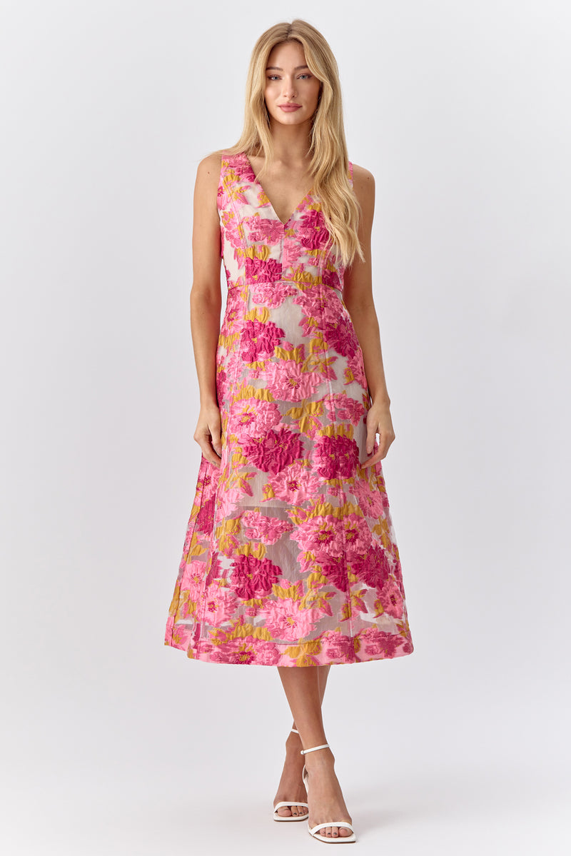 Agnes fleur midi dress online