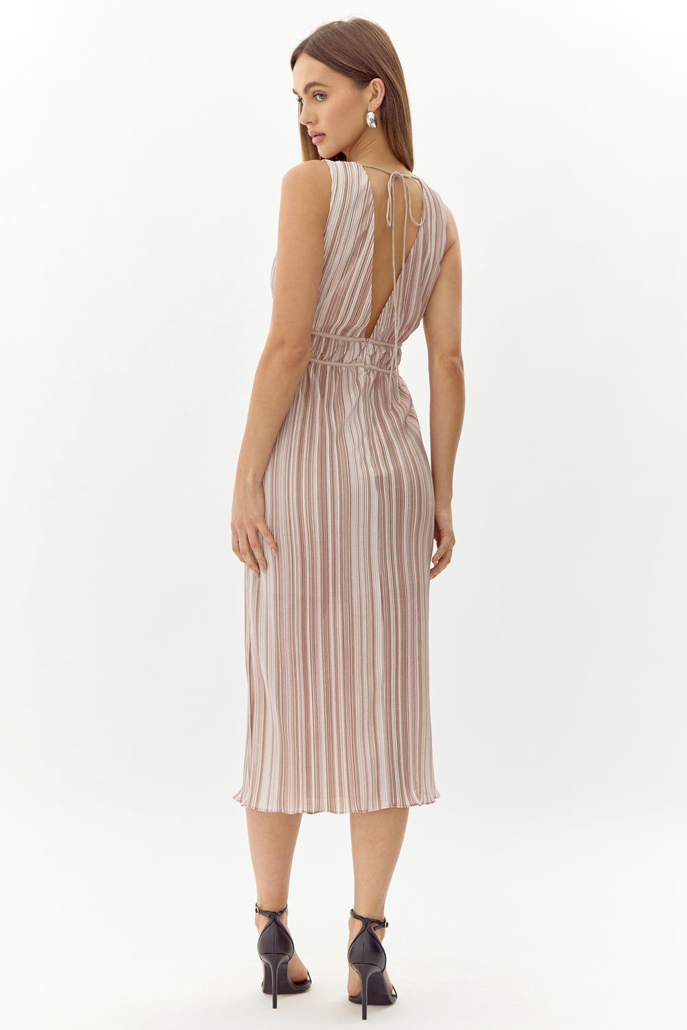 Wilton Pleated Midi Dress
