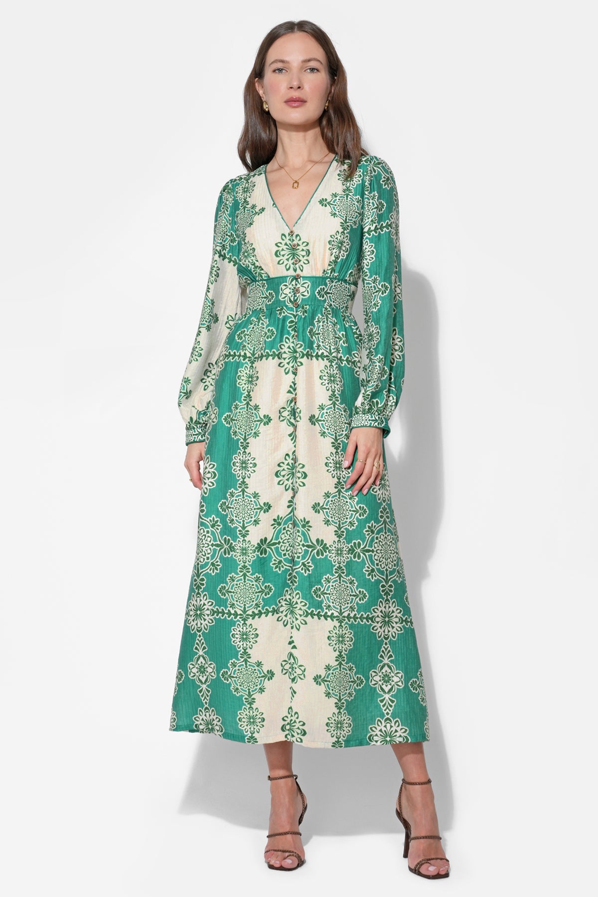 Athena V-Neck Maxi Dress