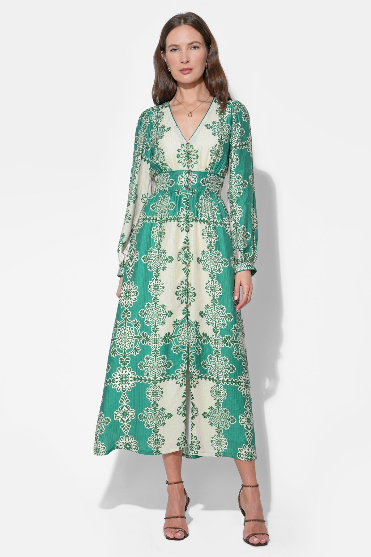 Athena V-Neck Maxi Dress