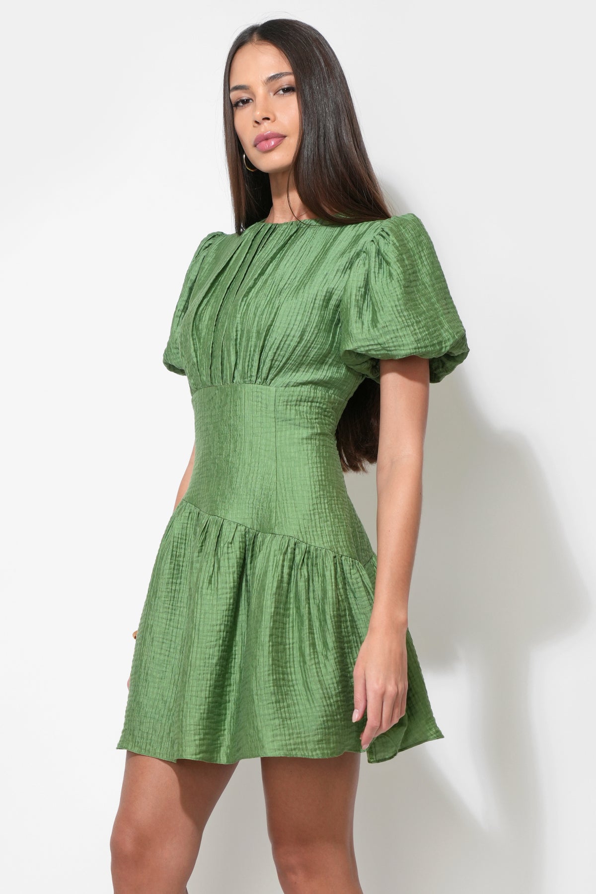 Maren Asymmetric Waistband Mini Dress