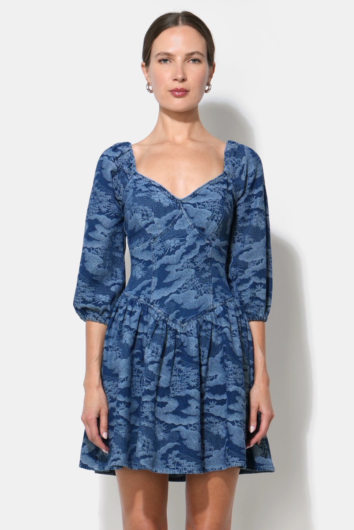 Alani Long Sleeve Denim Mini Dress