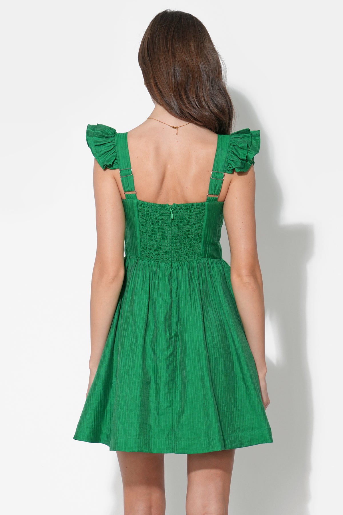 Charlene Flutter Sleeve Mini Dress