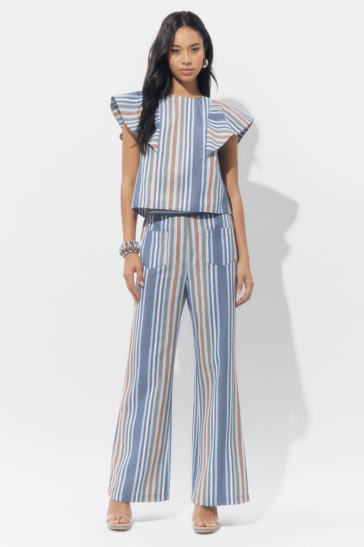 Anora Striped Relaxed Trouser