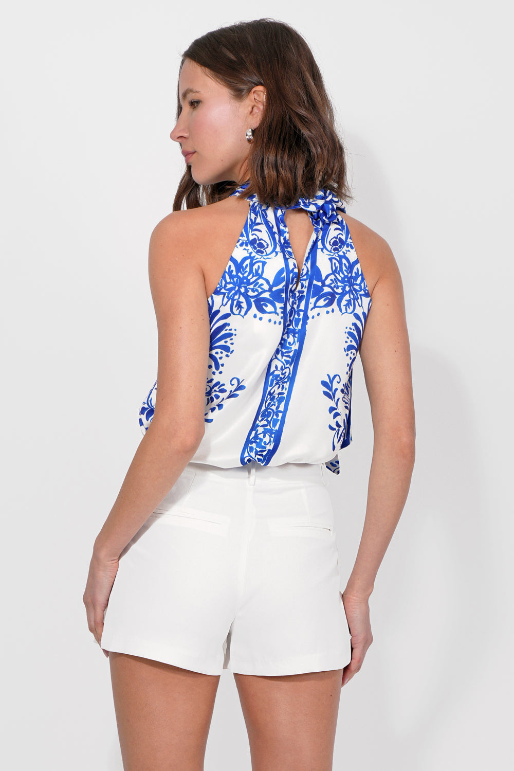 Logan Print Halter Top