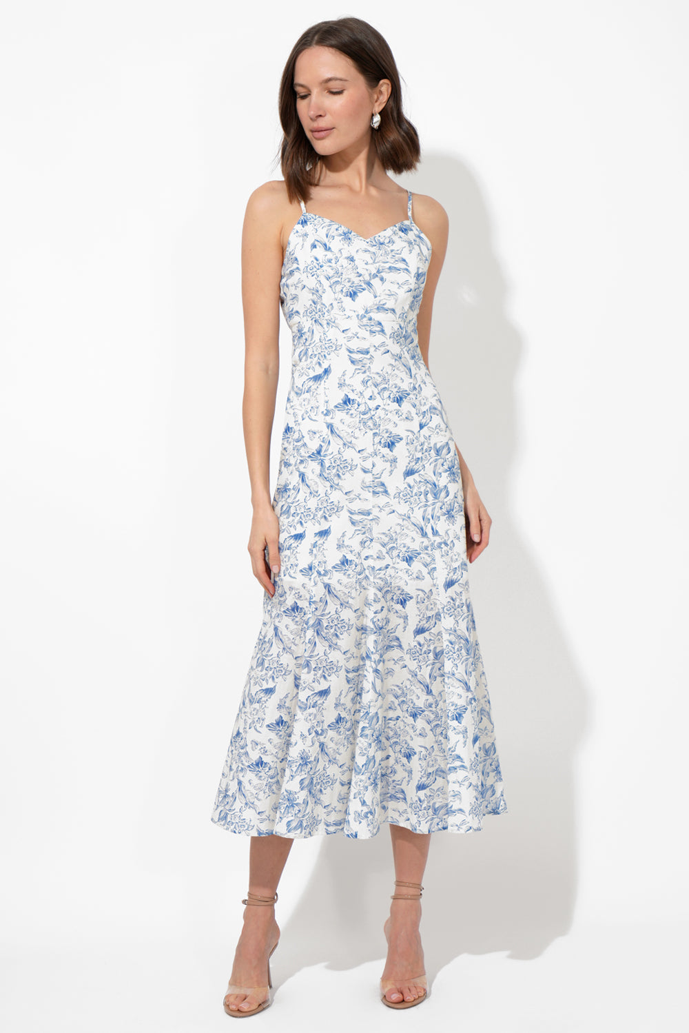 Luna Printed Slip Dress