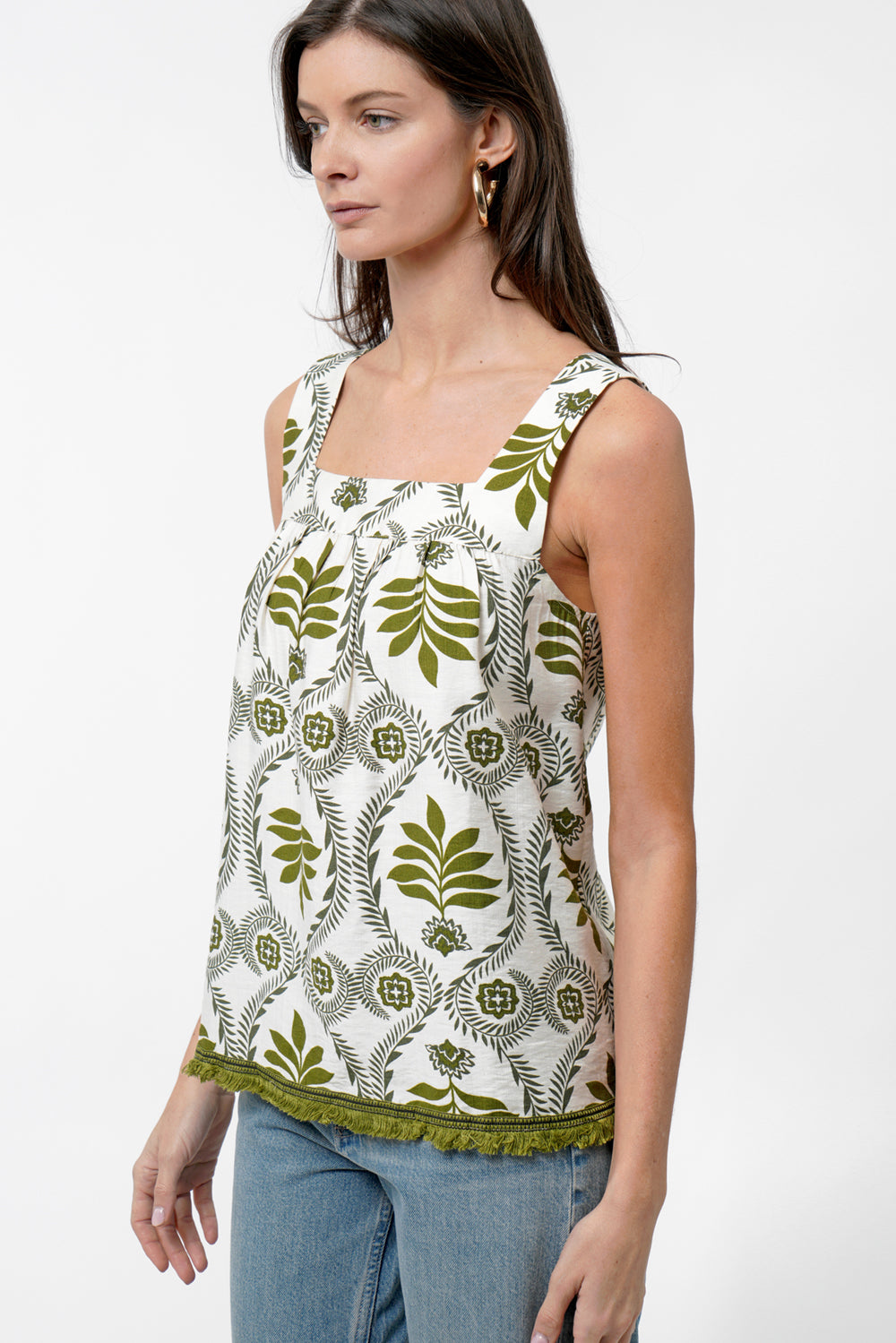 Roy Square Neckline Printed Top