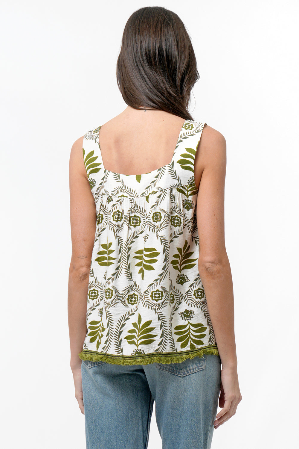 Roy Square Neckline Printed Top