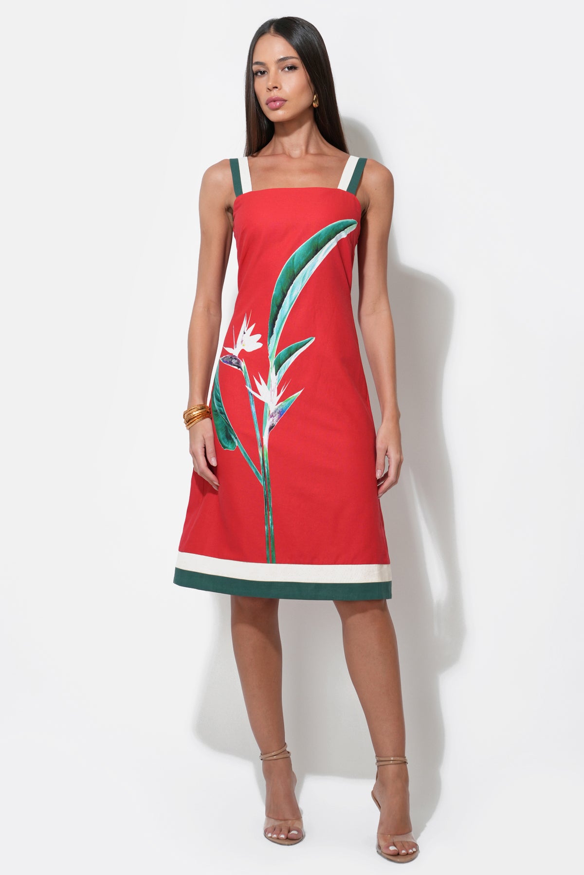 Birds of Paradise Midi Dress
