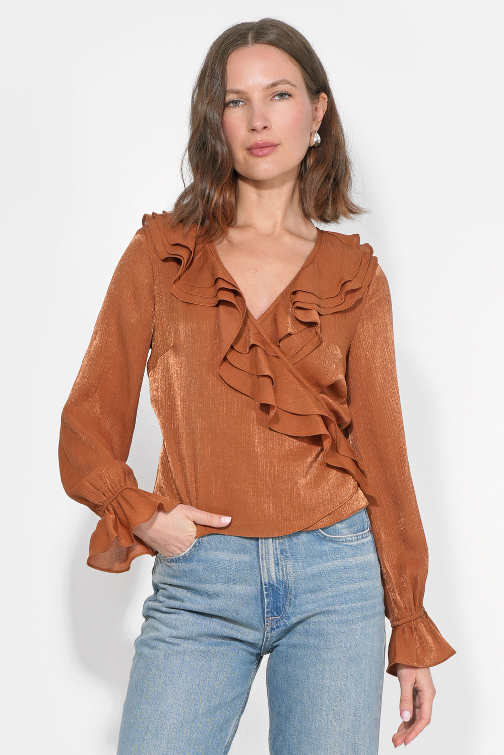 Ayesha Ruffled Blouse
