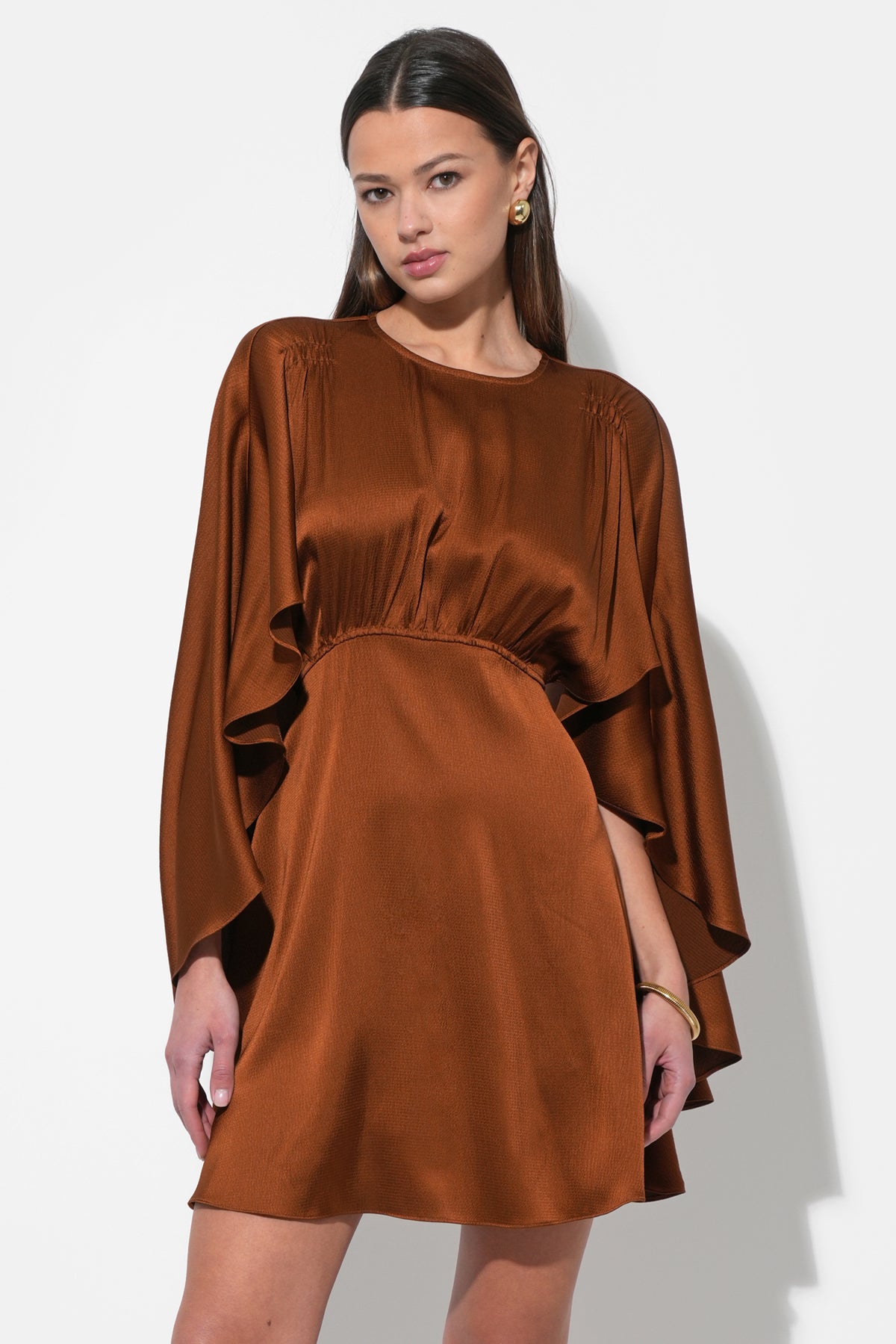Soraia Cape Mini Dress