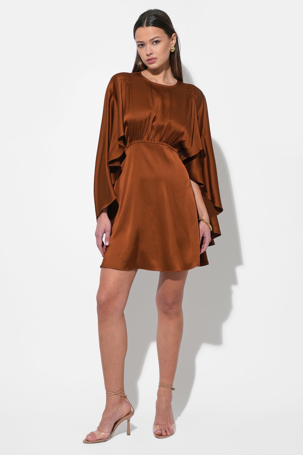 Soraia Cape Mini Dress