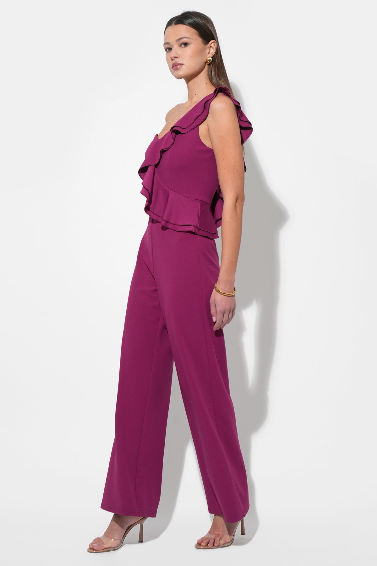 Deana One Shoulder Ruffled Jump
