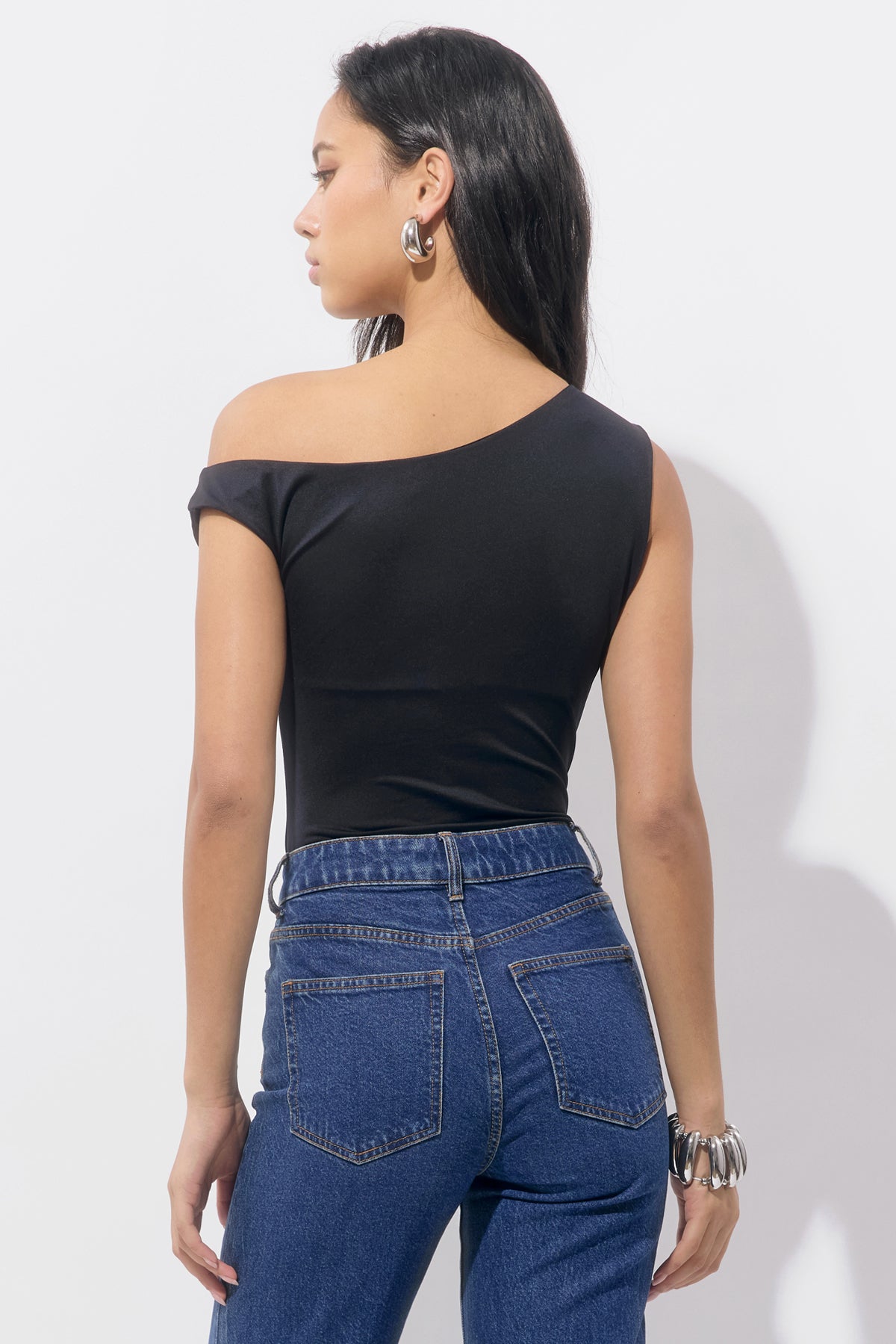 Tommie Asymmetrical Knit Bodysuit