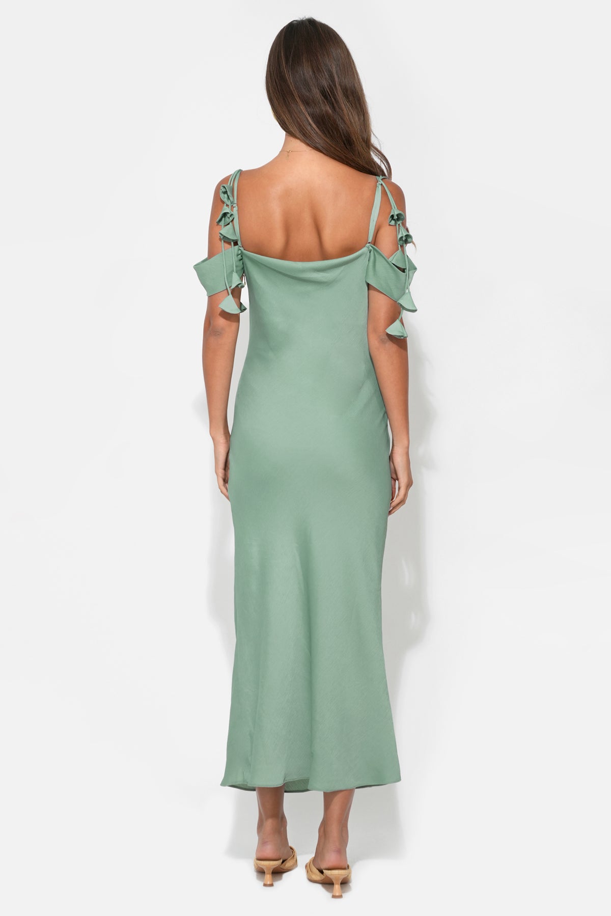 Alana Off The Shoulder Cowl Neck Dress