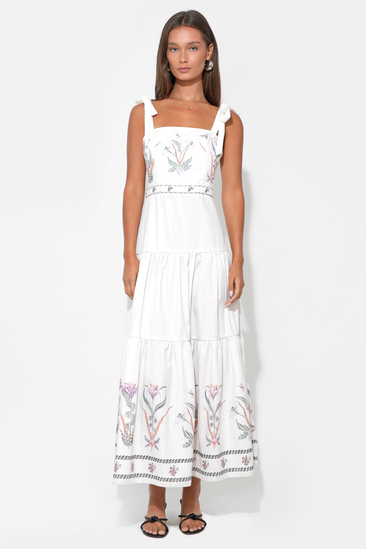 Olivia Placement Midi Dress