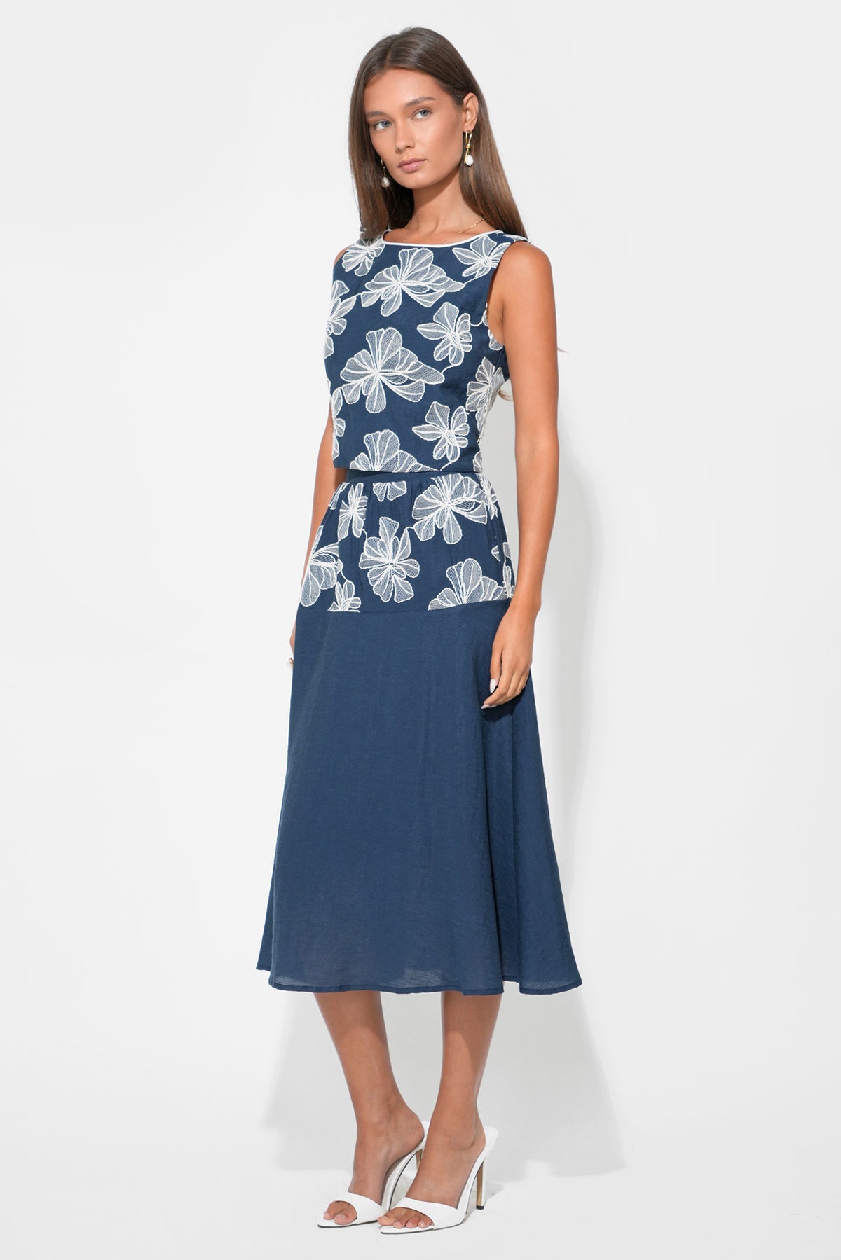 Alani Tiered Embroidery Skirt