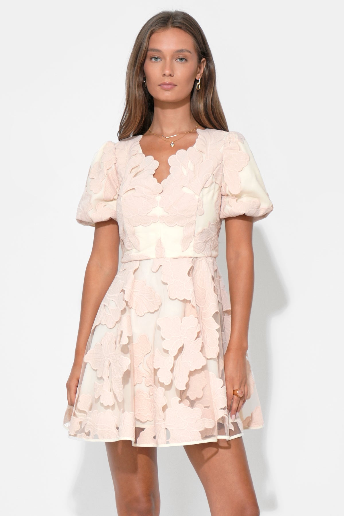 Ariana Bubble Sleeve Mini Dress