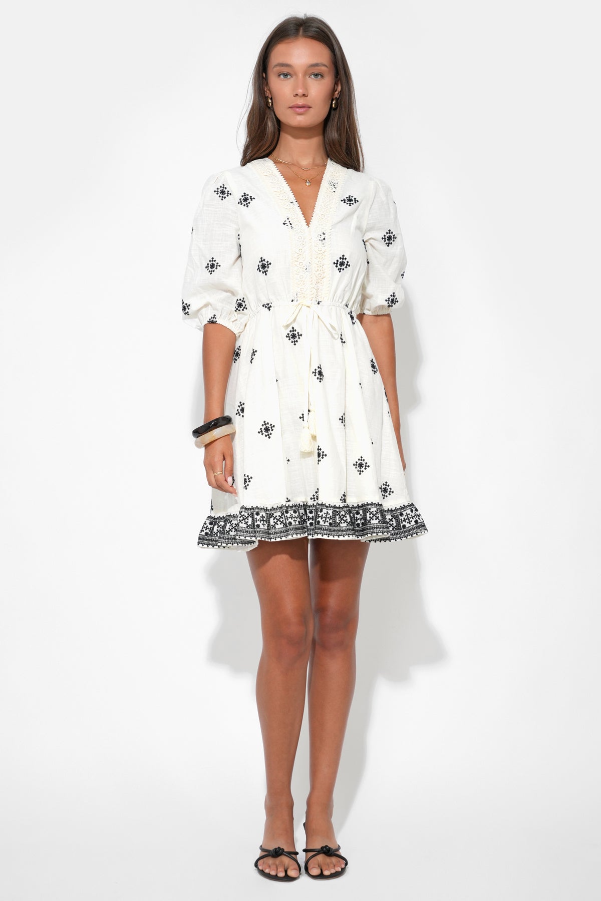 Soraya Embroidery Mini Dress