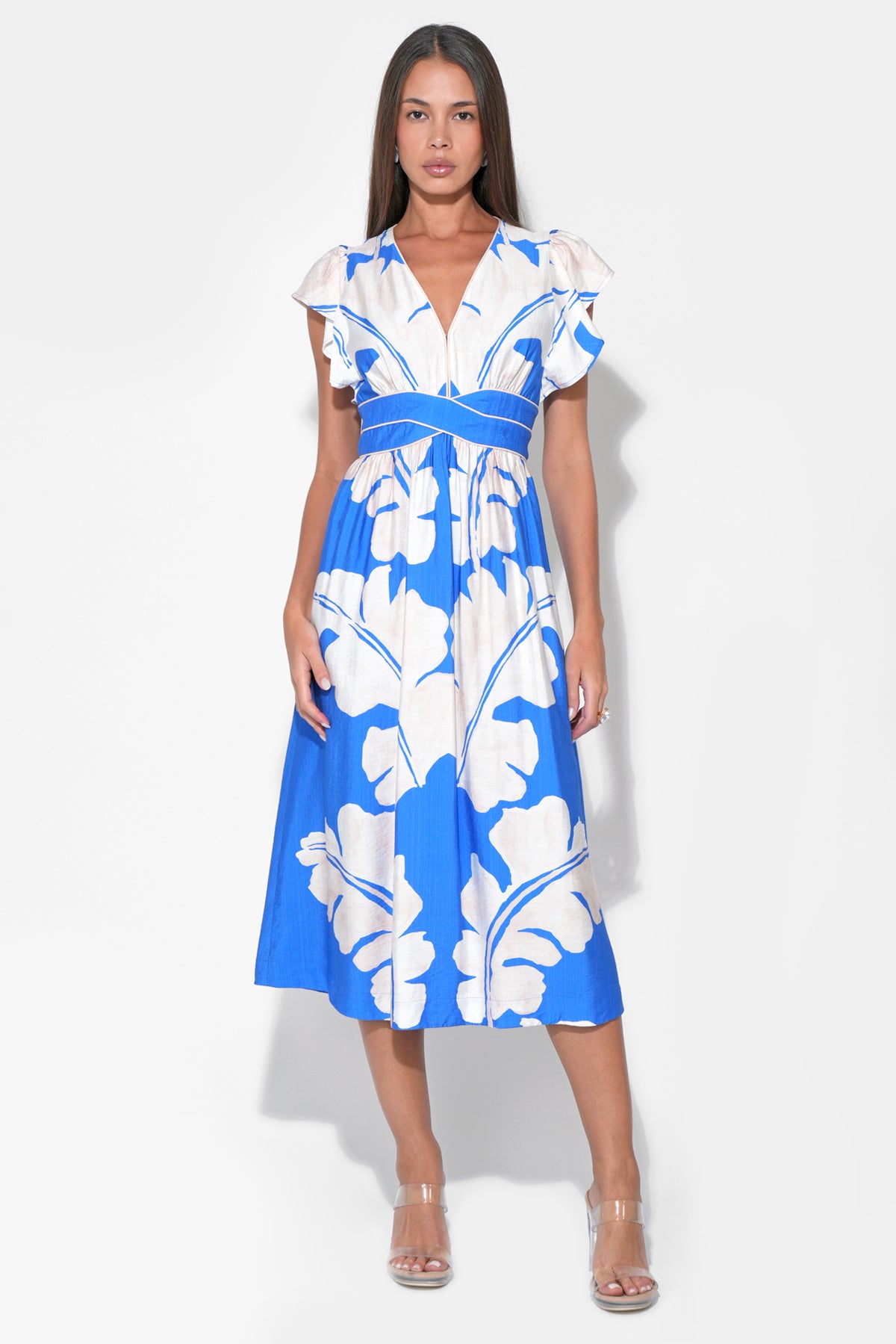 Avery Placement Midi Dress