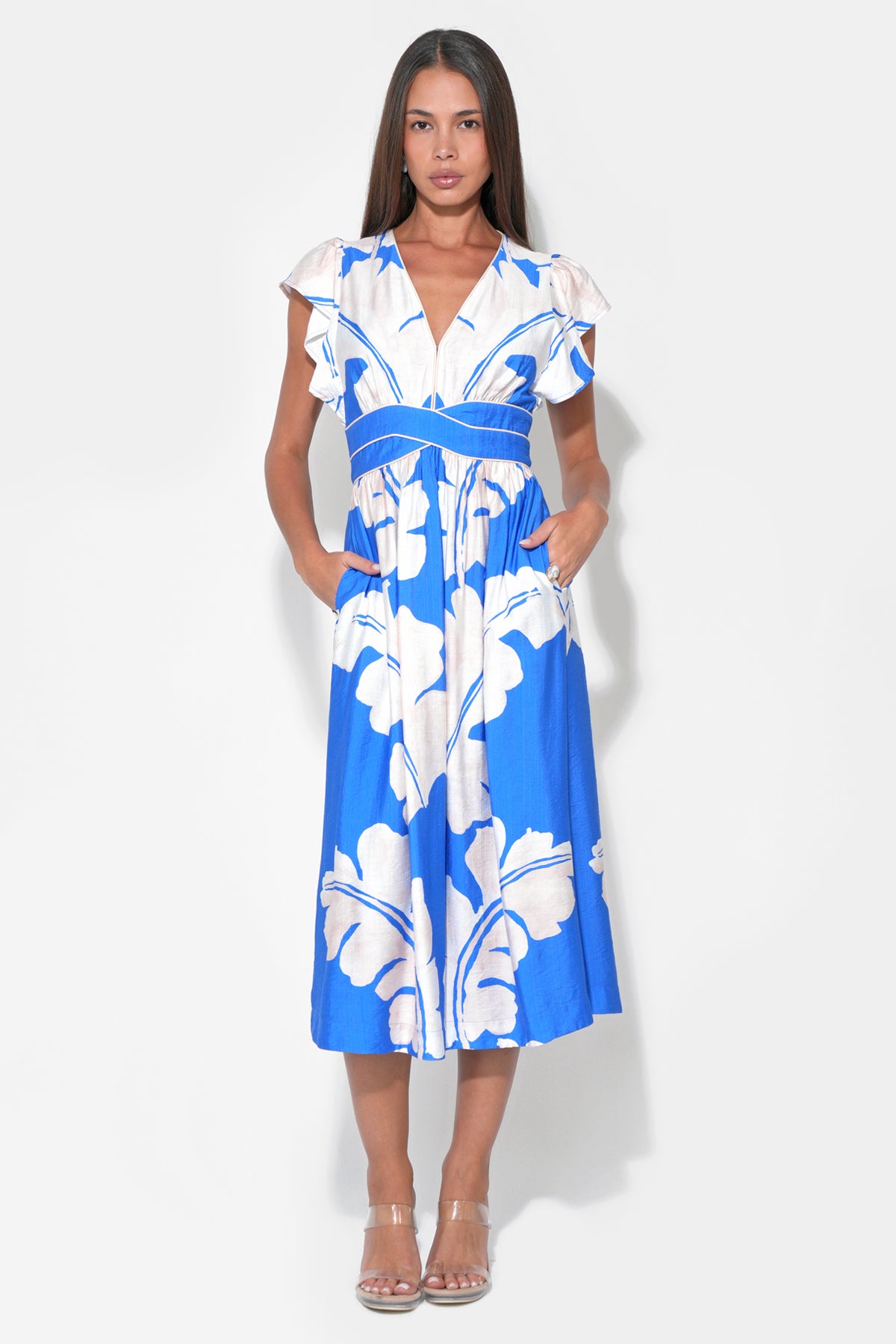 Avery Placement Midi Dress