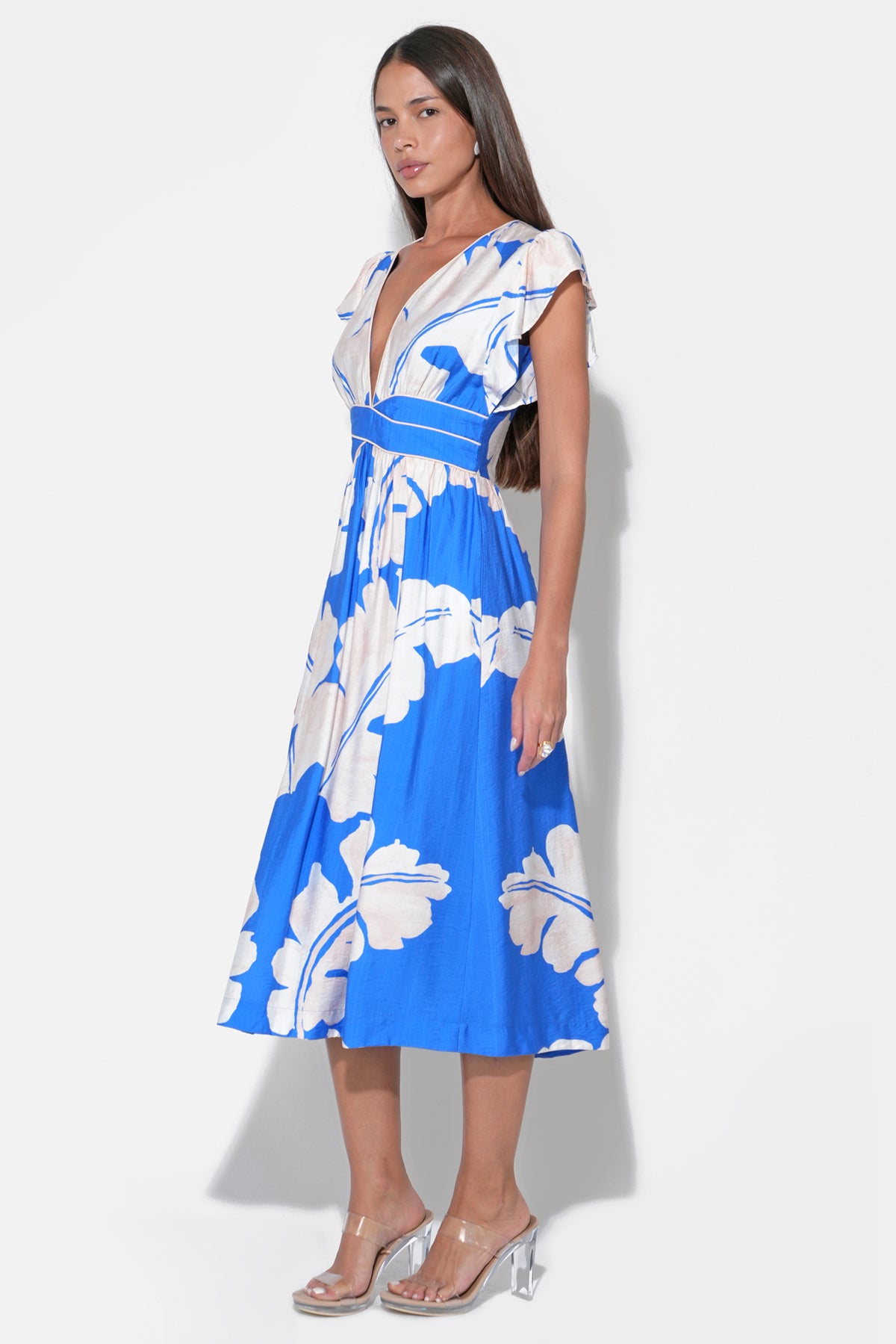 Avery Placement Midi Dress