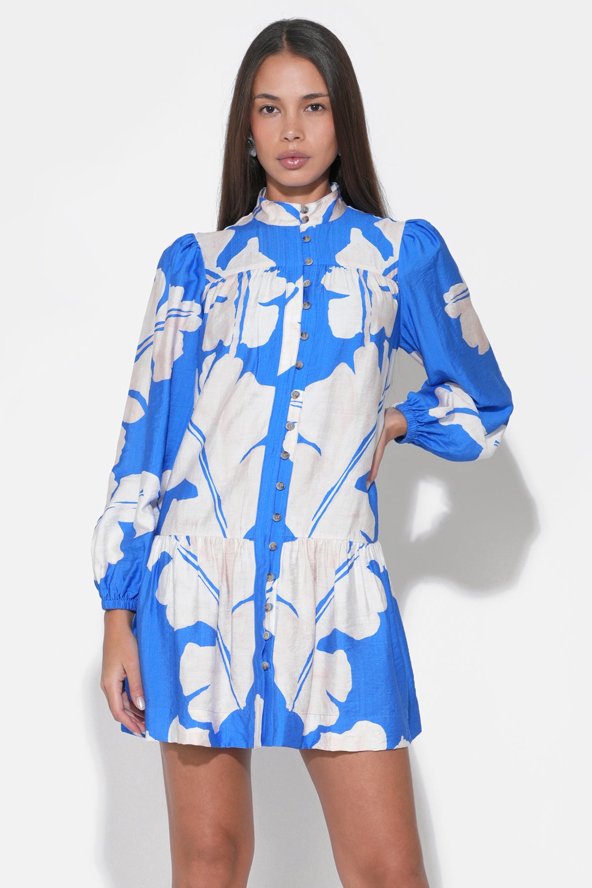 Ella Long Sleeve Mini Dress
