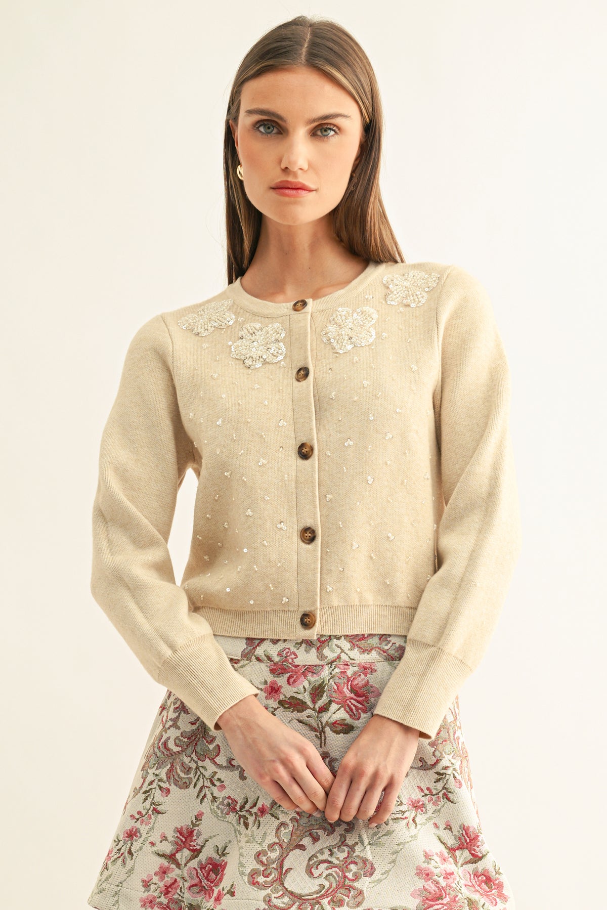 Addisyn Beaded Cardigan
