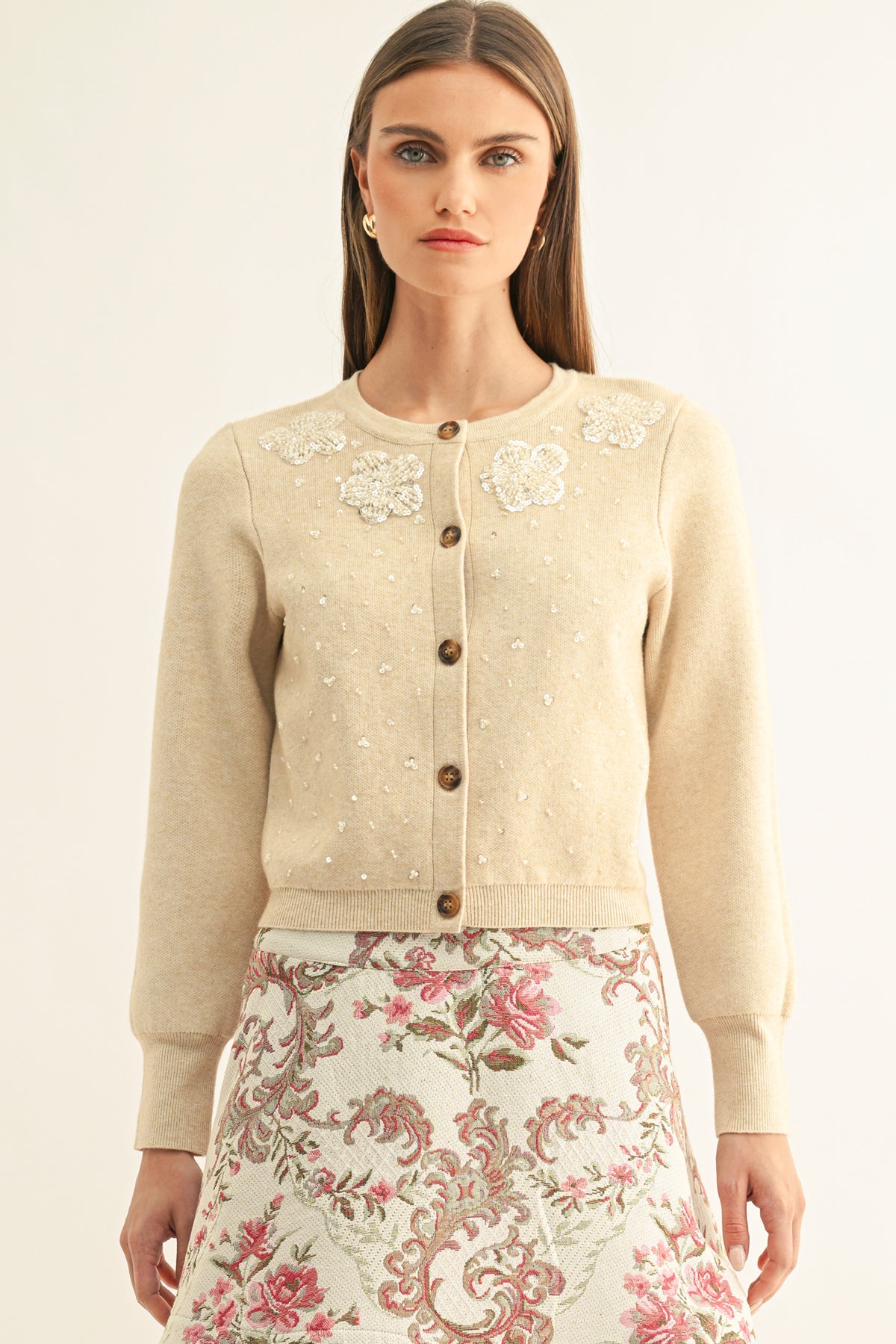 Addisyn Beaded Cardigan