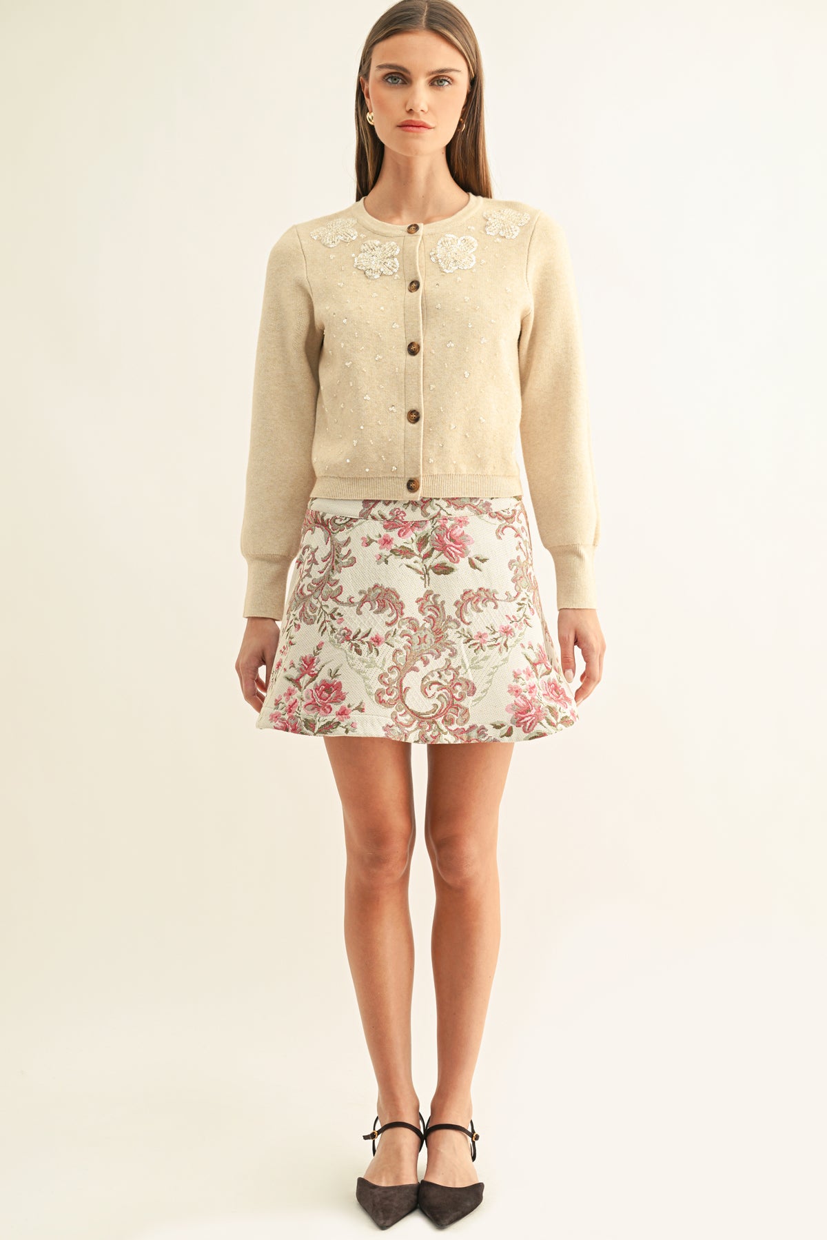 Addisyn Beaded Cardigan