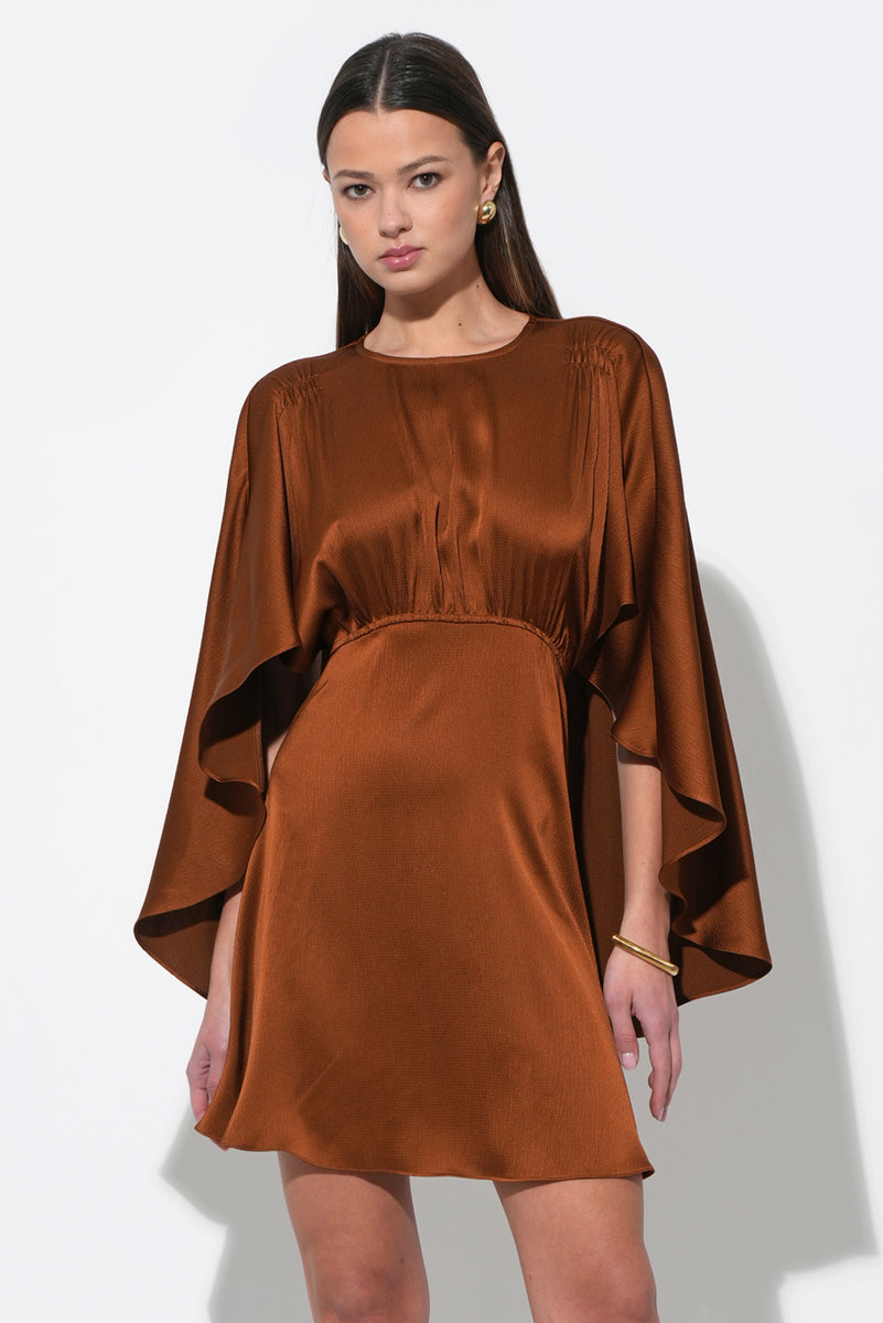 Soraia Cape Mini Dress Soraia Cape Mini Dress