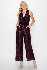 Julie Mini Sequins Jumpsuit - FINAL SALE