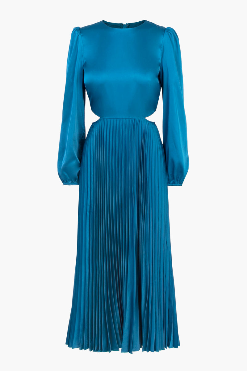 Cher Pleated Cut out Dress